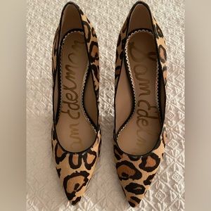 NWOT Sam Edelman leopard pumps.